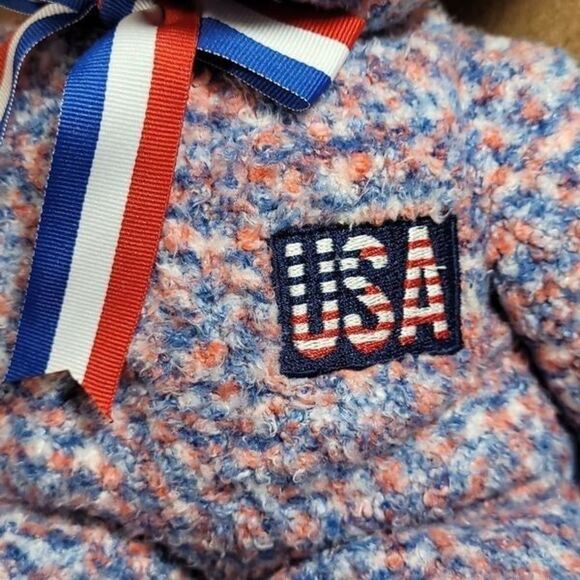 Large TY 2002 USA Bear Beanie Baby Buddies Collection - Picture 2 of 8